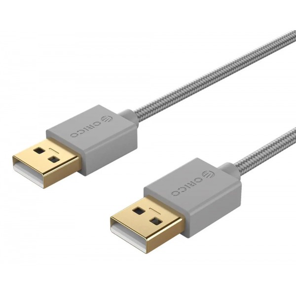 ORICO καλώδιο USB 2.0 U2-AA02, 480Mbps, 1m, γκρι - USB