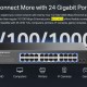 MERCUSYS desktop/rackmount switch MS124GS, 24x Gigabit θύρες, V1.0