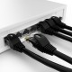 POWERTECH καλώδιο δικτύου CAB-N402, Cat 6 U/UTP, CCA, 250Hz, 0.5m, μαύρο