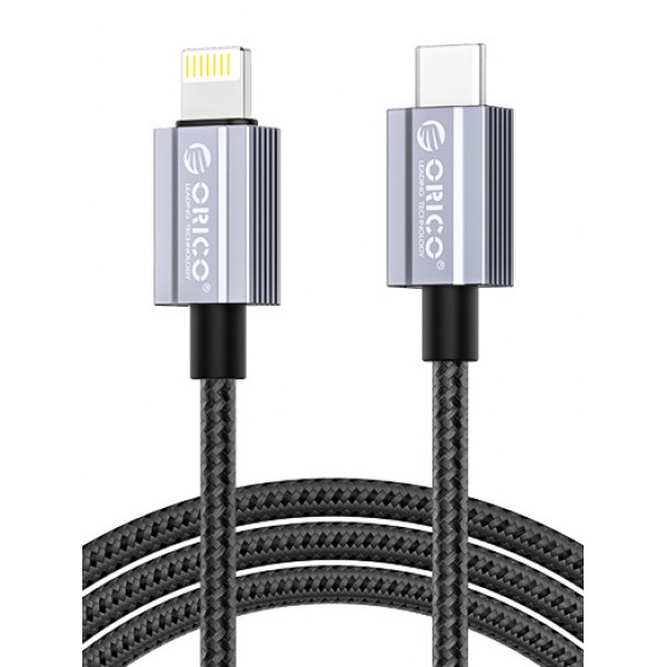 ORICO καλώδιο Lightning σε USB-C GQA29, 29W, 480Mbps, 1m, μαύρο - ORICO