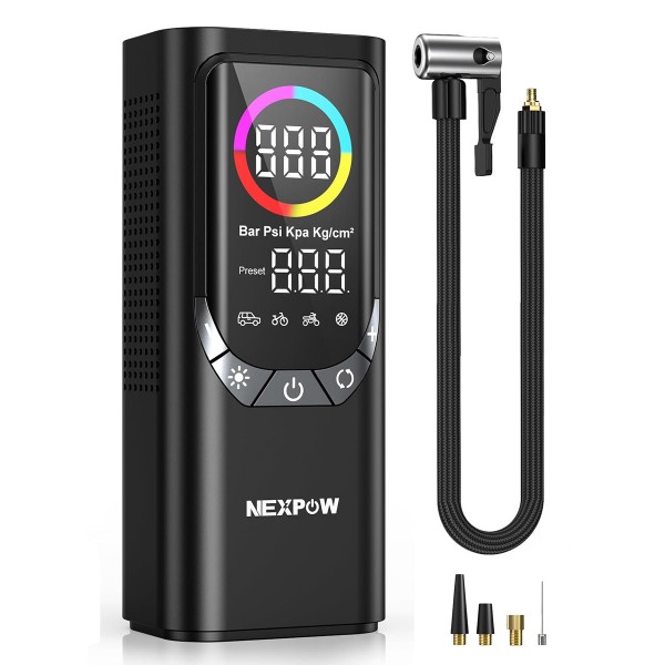 NEXPOW συμπιεστής αέρος αυτοκινήτου NP17, 6000mAh, 150PSI - Αξεσουάρ Αυτοκινήτου