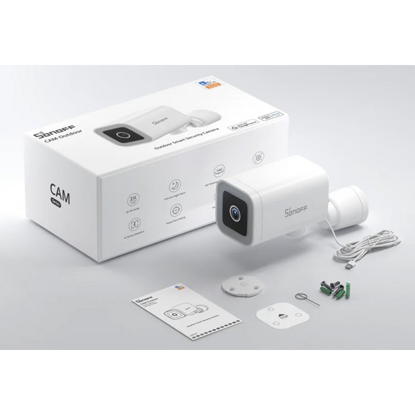 SONOFF smart κάμερα CAM-B1P, 2K, WiFi, SD, IP65