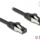 DELOCK καλώδιο δικτύου 80570, CAT 8.1 S/FTP, copper, 2000MHz, 0.50m, μαύρο