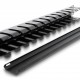 DELOCK cable management 67628 για rack 19"/1U, με βούρτσα προστασίας, μεταλλικό, μαύρο