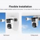 VSTARCAM smart κάμερα CS621FR, four-lens, 2MP, WiFi, SD, PTZ, IP66