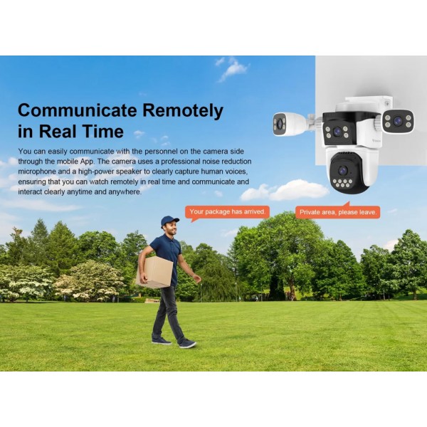 VSTARCAM smart κάμερα CS621FR, four-lens, 2MP, WiFi, SD, PTZ, IP66