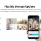VSTARCAM smart κάμερα C996DR, 2MP, dual lens, WiFi, PTZ, SD
