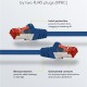 GOOBAY καλώδιο δικτύου 68267, CAT 6 S/FTP, copper, 250MHz, 1m, μπλε