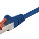 GOOBAY καλώδιο δικτύου 68267, CAT 6 S/FTP, copper, 250MHz, 1m, μπλε