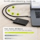 GOOBAY καλώδιο USB-C 74776, USB4, 240W, 80Gbps, 16K/60Hz, 1.5m, μαύρο