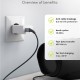GOOBAY καλώδιο USB-C 79559, 60W, 480Mbps, 0.15m, μαύρο