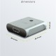 GOOBAY HDMI switch 77791, 2 σε 1, 8K/60Hz, γκρι