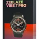 ZEBLAZE smartwatch Vibe 7 Pro, heart rate, 1.43" AMOLED, 3 ATM, ασημί