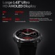 ZEBLAZE smartwatch Vibe 7 Pro, heart rate, 1.43" AMOLED, 3 ATM, ασημί
