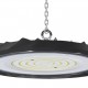 POWERTECH LED φωτιστικό καμπάνα PT-1557, 100W, 6500K, Φ30x4cm, IP65, μαύρο