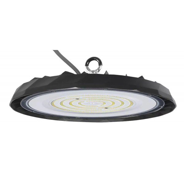 POWERTECH LED φωτιστικό καμπάνα PT-1557, 100W, 6500K, Φ30x4cm, IP65, μαύρο - Σύγκριση Προϊόντων