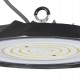 POWERTECH LED φωτιστικό καμπάνα PT-1557, 100W, 6500K, Φ30x4cm, IP65, μαύρο