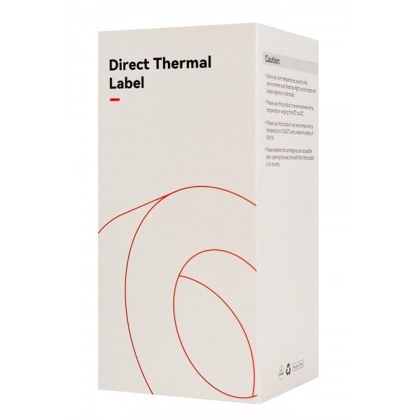 NIIMBOT ρολό θερμικών αυτοκόλλητων ετικετών T100X100-75-WH, 100x100mm, 75 ετικέτες, λευκό - NIIMBOT