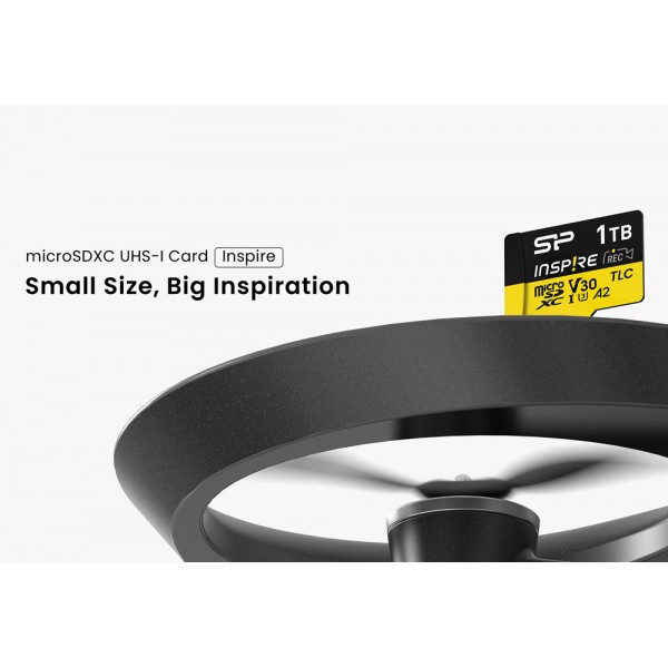 SILICON POWER κάρτα μνήμης microSDXC Inspire με card reader, 128GB, C10 UHS-I U3 V30 A2 - 