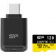 SILICON POWER κάρτα μνήμης microSDXC Inspire με card reader, 128GB, C10 UHS-I U3 V30 A2