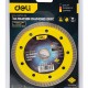 DELI δίσκος κοπής διαμαντέ DH-CQP125-E3, δομικών υλικών, ultrathin, 125mm, 12250rpm, wet & dry