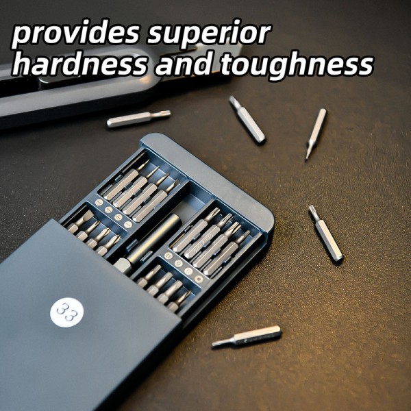 DELI σετ κατσαβίδι ακριβείας DL241033 με 32 μύτες, με θήκη, 33τμχ - 