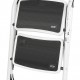 DELI σκάλα σιδήρου DL509012 με 2 σκαλοπάτια, 46cm, 150kg