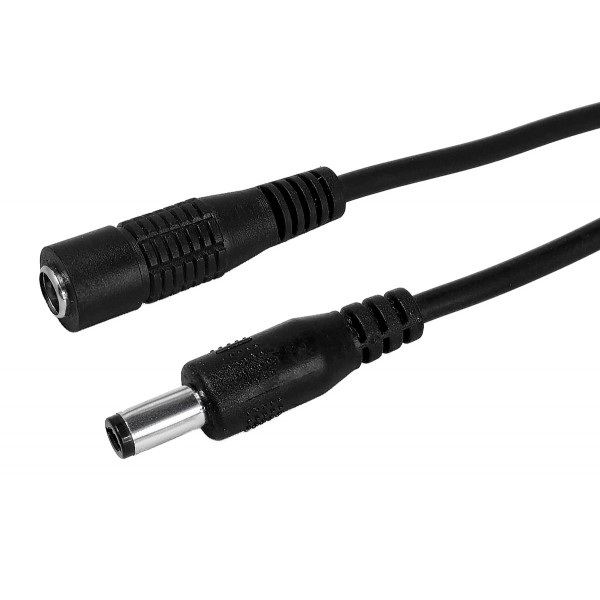 POWERTECH καλώδιο προέκτασης τροφοδοσίας CAB-H203, 5.5x2.5mm, 10m, μαύρο - Powertech