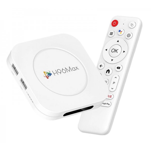 H96 MAX TV Box M1 Plus, 8K, 4/32GB, WiFi 6, Bluetooth, Android 14 - H96 MAX