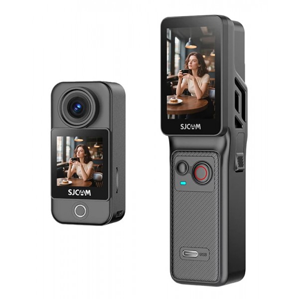 SJCAM action camera C400 με ασύρματο χειριστήριο, 16MP/4K, WiFi, αδιάβροχη θήκη, μαύρη - Εικόνα & Ήχος