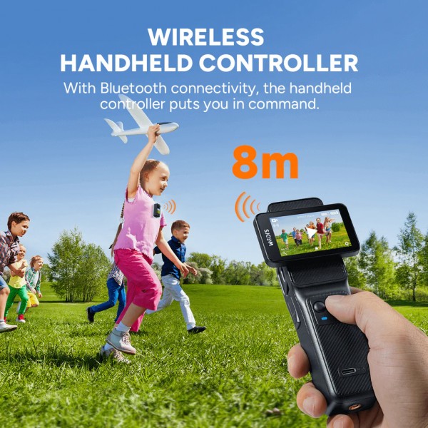 SJCAM action camera C400 με ασύρματο χειριστήριο, 16MP/4K, WiFi, αδιάβροχη θήκη, μαύρη - Εικόνα & Ήχος