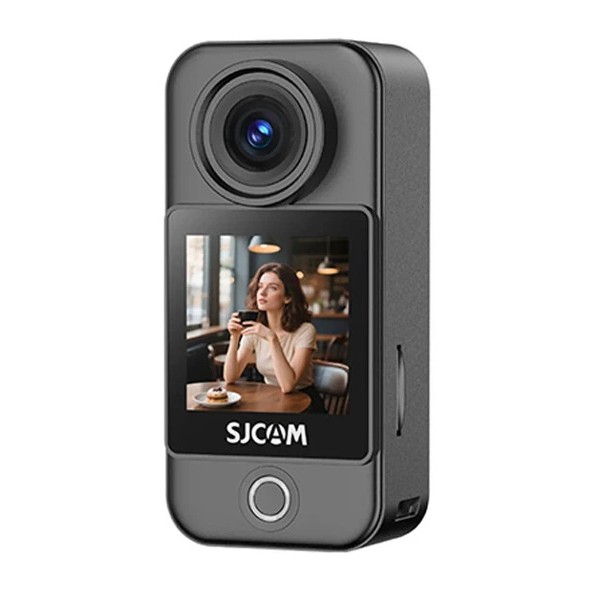 SJCAM action camera C400 με ασύρματο χειριστήριο, 16MP/4K, WiFi, αδιάβροχη θήκη, μαύρη