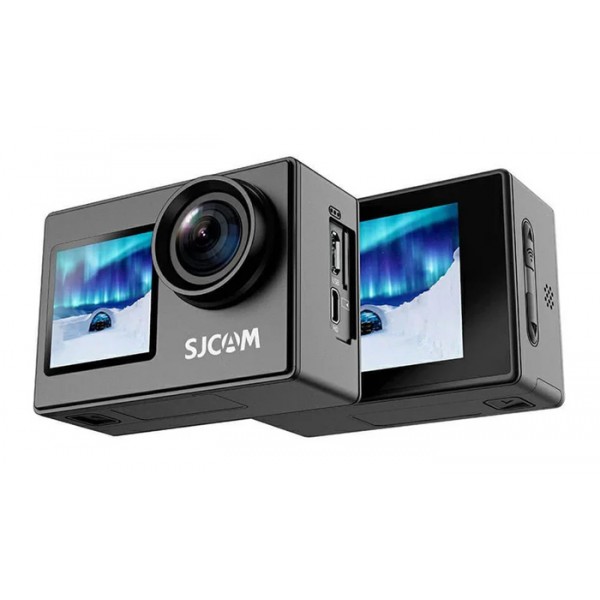 SJCAM action camera SJ4000 Dual Screen, 2x οθόνες, 16MP/4K, WiFi, αδιάβροχη θήκη, μαύρη - Εικόνα & Ήχος