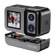 SJCAM action camera SJ20 με 2x φακούς, 2x οθόνες, 20MP/4K, WiFi, αδιάβροχη θήκη, μαύρη
