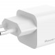 POWERTECH φορτιστής τοίχου PT-1577 με καλώδιο, USB-C, 65W, GaN, AVS, λευκός