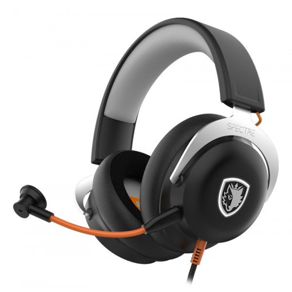 SADES gaming headset Spectre, USB σύνδεση, 50mm, V7.1 surround, multi-platform, μαύρο - Sades