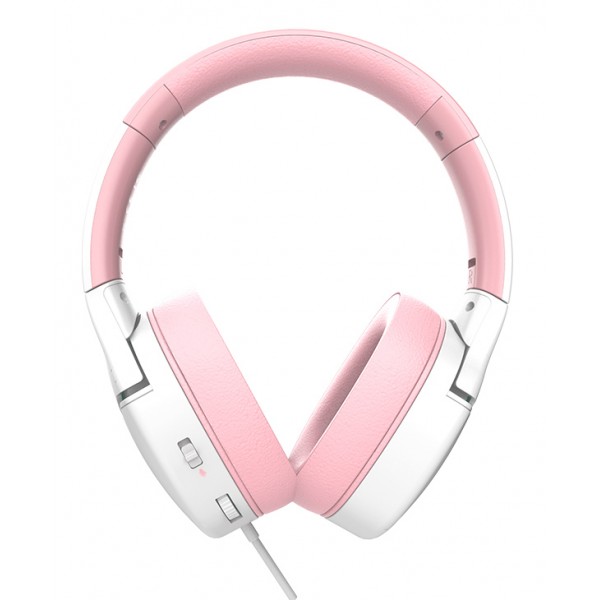 SADES gaming headset Spower, 3.5mm σύνδεση, 40mm, multi-platform, ροζ/λευκό - Sades