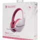 SADES gaming headset Spower, 3.5mm σύνδεση, 40mm, multi-platform, ροζ/λευκό
