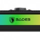 SADES soundbar Posevolt με RGB φωτισμό, 10W, Bluetooth & USB-C/USB, μαύρο