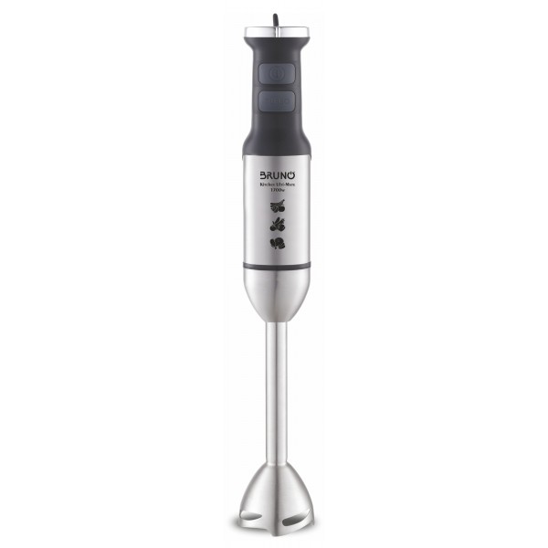 BRUNO ραβδομπλέντερ BRN-0249, 1700W, ρυθμιζόμενη ταχύτητα, 4 λεπίδες, inox-μαύρο - Συσκευές Κοπής, Μίξης, Ανάδευσης