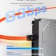 CABLETIME καλώδιο SATA III CT-SATA3R, γωνιακό, 6Gbps, 0.50m, πορτοκαλί