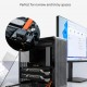 CABLETIME καλώδιο SATA III CT-SATA3R, γωνιακό, 6Gbps, 0.50m, πορτοκαλί