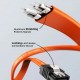 CABLETIME καλώδιο SATA III CT-SATA3R, γωνιακό, 6Gbps, 0.50m, πορτοκαλί