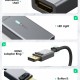 CABLETIME αντάπτορας DisplayPort σε HDMI CT-AV589-P02G4K60, 4K/60Hz, γκρι