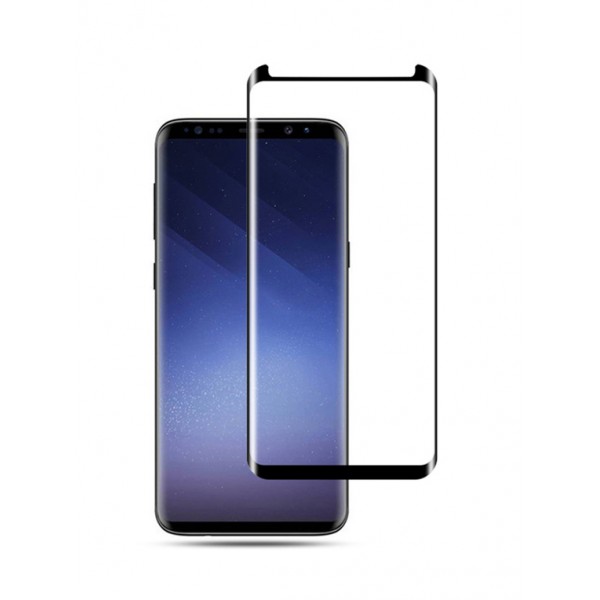 POWERTECH Tempered Glass 3D, Mini, Full glue, για Samsung S9, Black - Tempered Glass