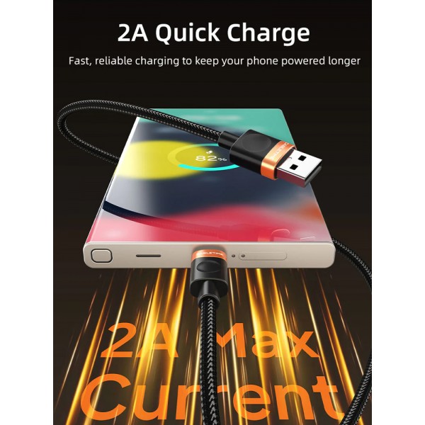 CABLETIME καλώδιο USB-C σε USB CT-AMCM2A, 2A, 480Mbps, 1m, μαύρο - CABLETIME