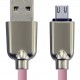 CABLETIME καλώδιο micro USB σε USB CT-PE32-ZFMC, 2A, 480Mbps, 1m, ροζ