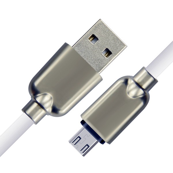 CABLETIME καλώδιο micro USB σε USB CT-PE32-ZFMC, 2A, 480Mbps, 1m, λευκό - USB