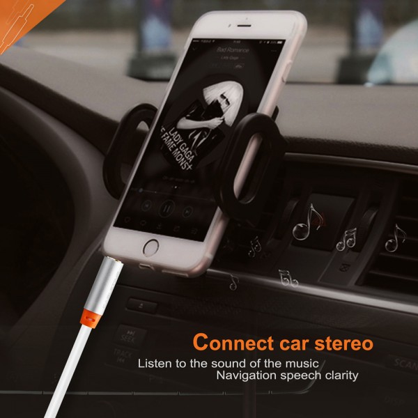 CABLETIME καλώδιο ήχου 3.5mm CT-AV311-P11G, gold plated, 3m, λευκό