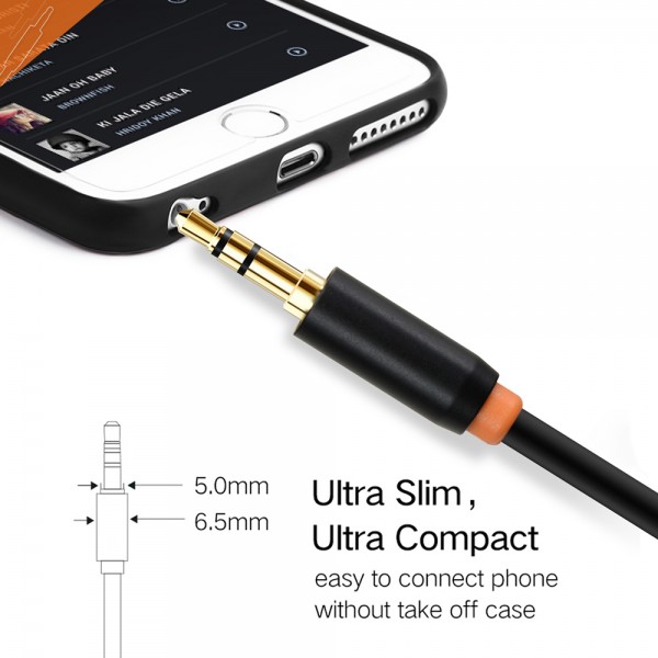 CABLETIME καλώδιο ήχου 3.5mm σε 2x 3.5mm CT-AV309-P12G, 20cm, μαύρο - Περιφερειακά